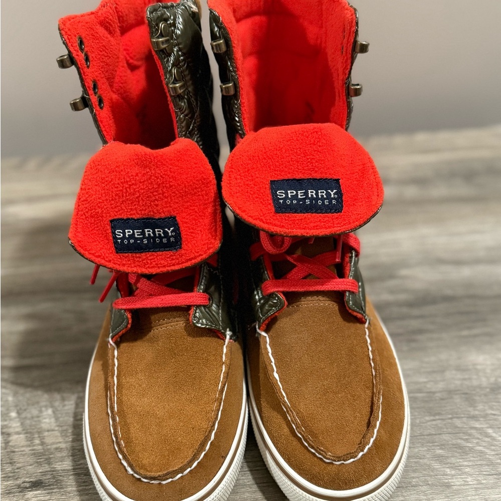 Sperrys Acklins sand/quilted high tops